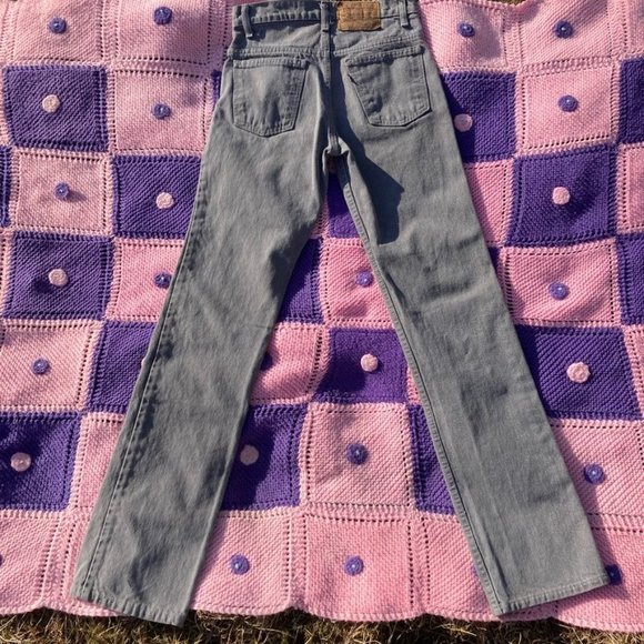 Vintage 70s 509 Levis  jeans | 28 - 29 | maroon tab grey high waisted rise denim - Picture 9 of 9